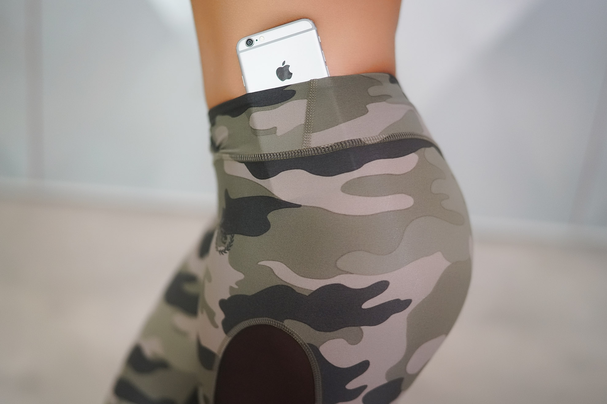 Athena Camo Legging - Olive Green & Black 4 - Engineered Life