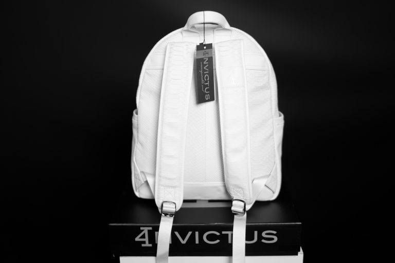 GUN METAL LIFESTYLE BACKPACK - WHITE OUT