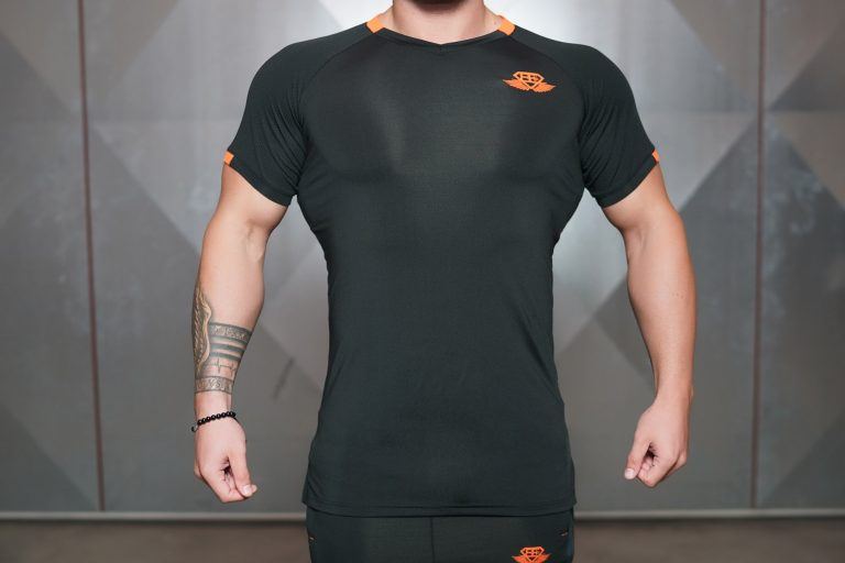 ANAX Performance Shirt - Black & Dutch Orange