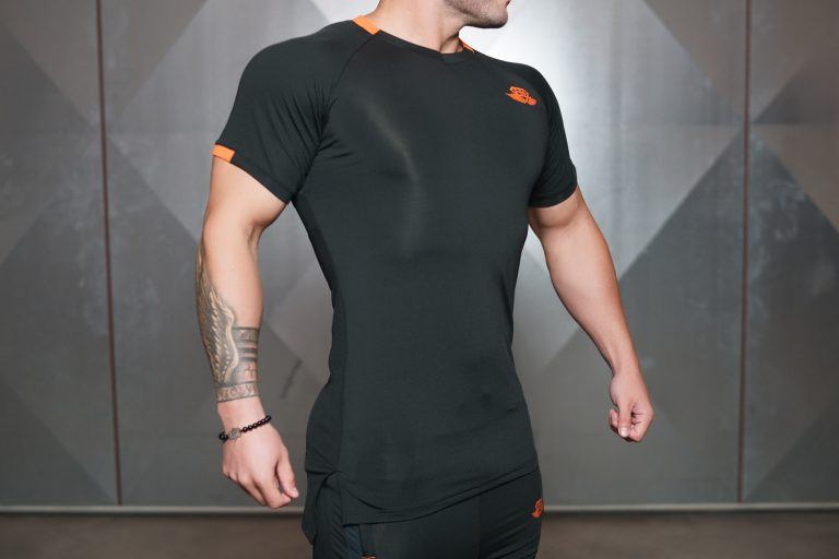 ANAX Performance Shirt - Black & Dutch Orange