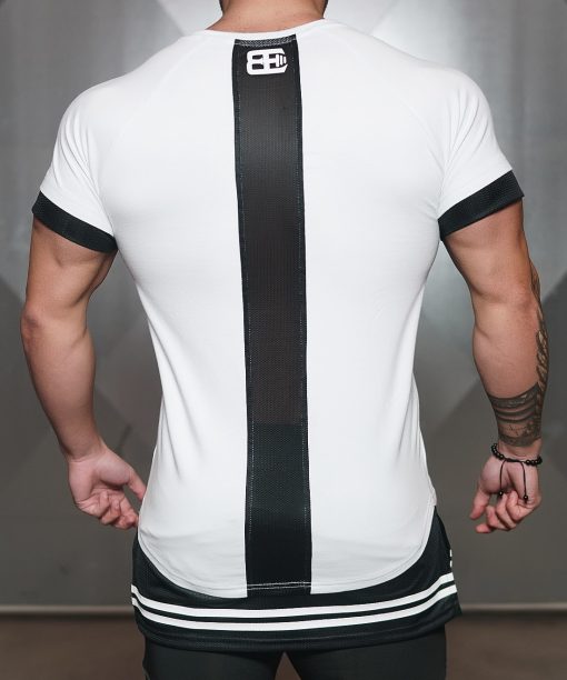 NOX lifestyle shirt - White & Black Inverse