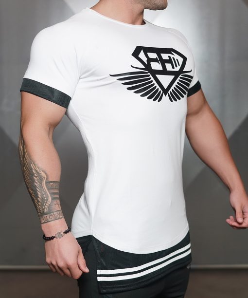 NOX lifestyle shirt - White & Black Inverse