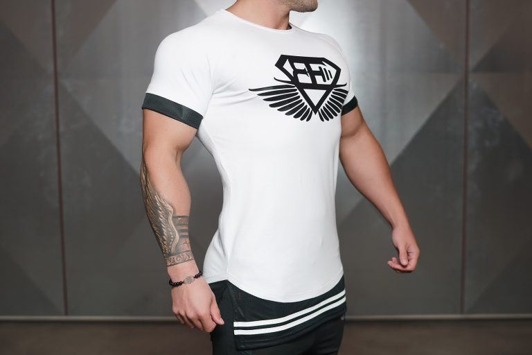 NOX lifestyle shirt - White & Black Inverse