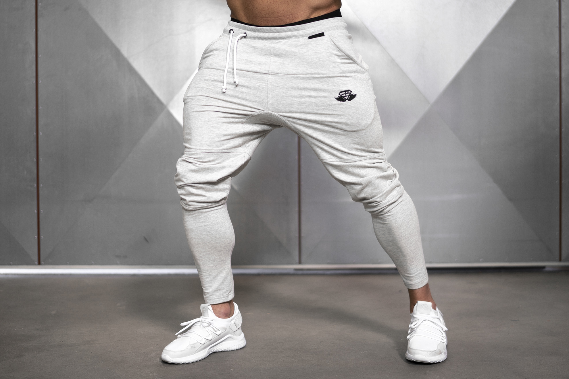 CORE Xen JOGGER - LIGHT GREY MELANGE - Engineered Life