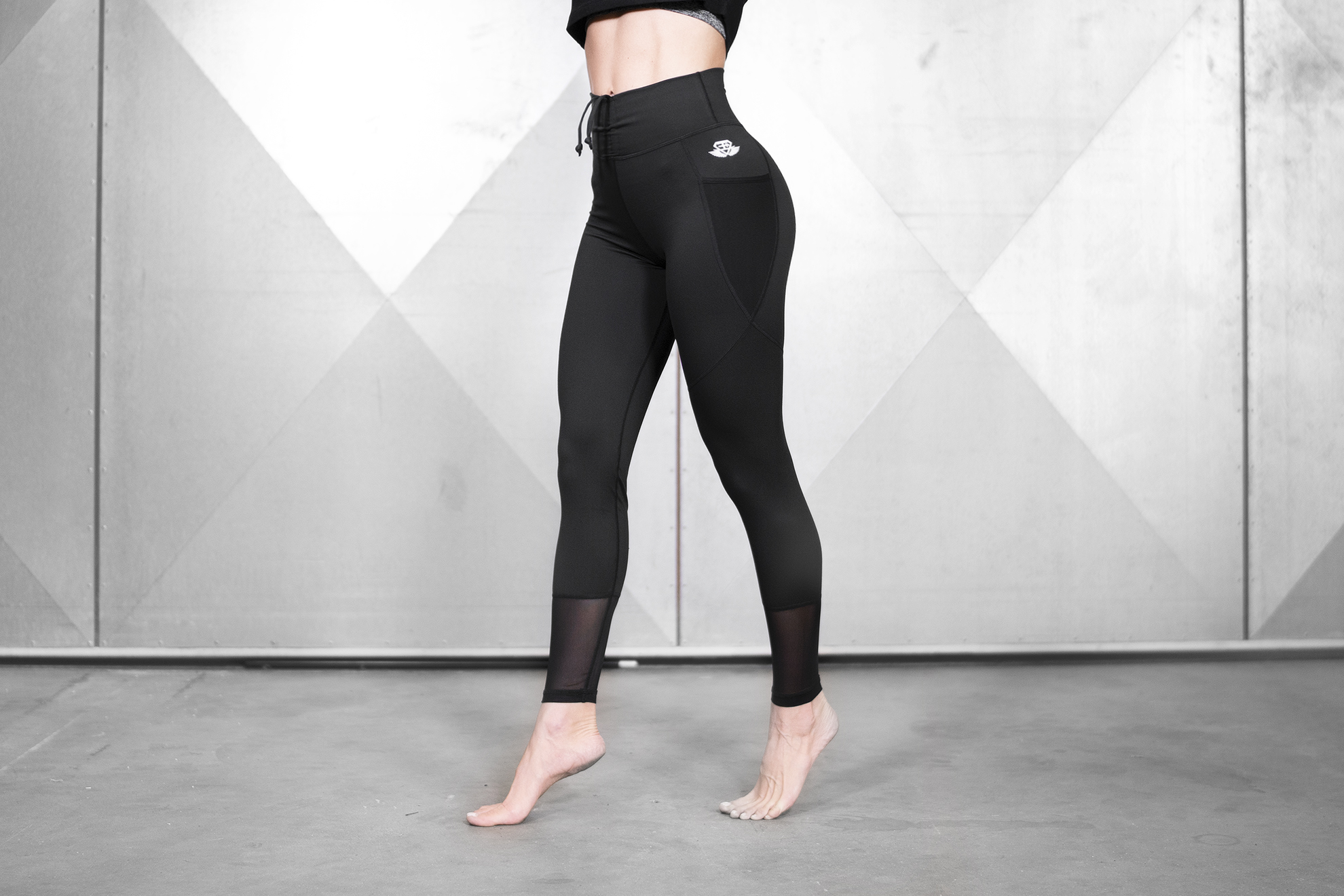 Athletic Black Leggings  International Society of Precision