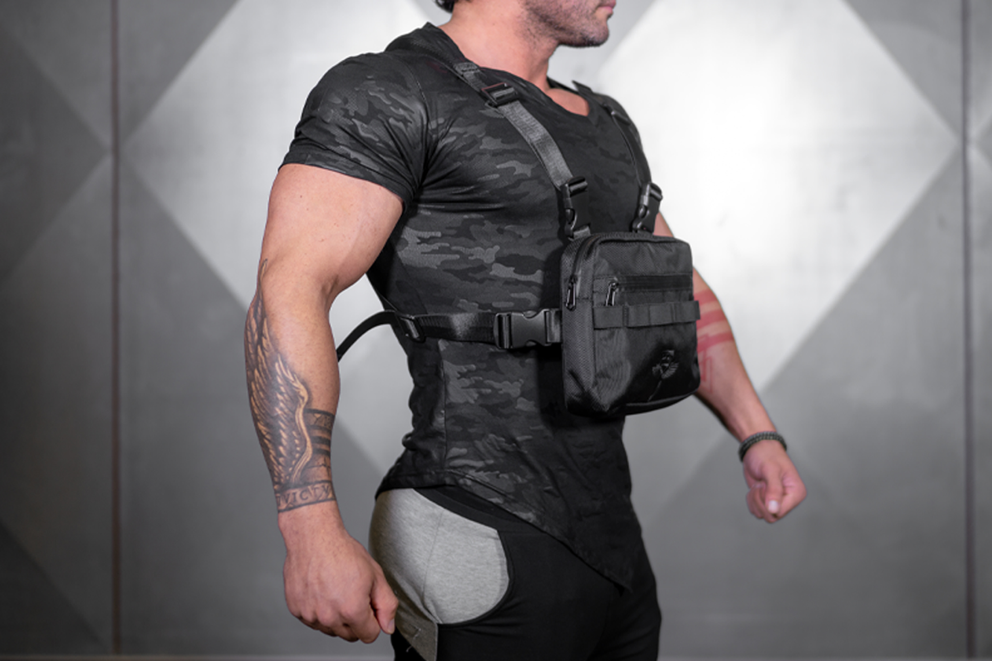 CHEST RIG' - BLACK - Collective Bikes